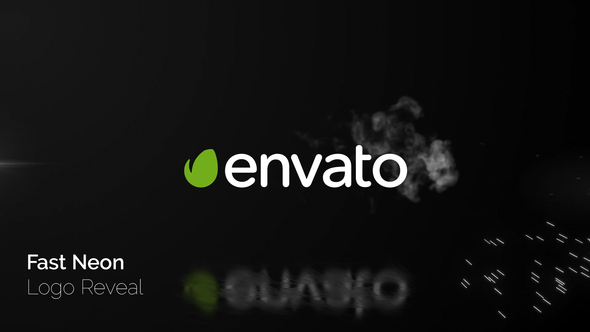 Fast Neon Logo Reveal alt