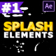 Splash Animated Elements | After Effects - VideoHive Item for Sale
