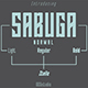 Sabuga Font - GraphicRiver Item for Sale