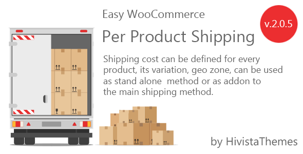 Easy WooCommerce Per Product Shipping