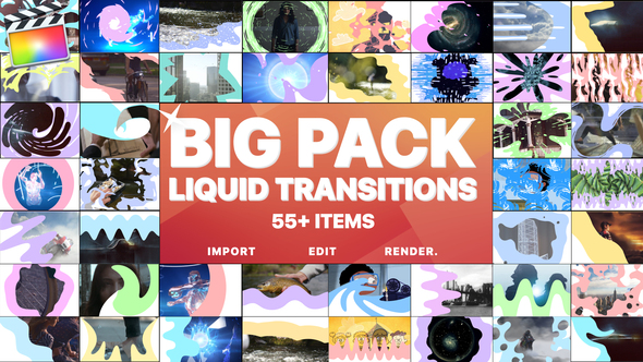 Liquid Transitions Big Pack | FCPX