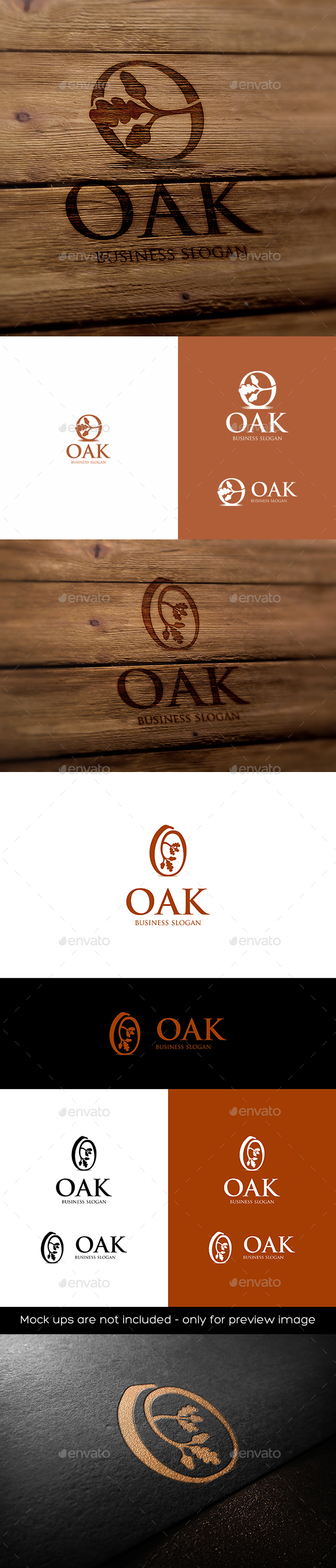 Oak O Letter Logo
