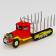 Camion chenille - 3DOcean Item for Sale