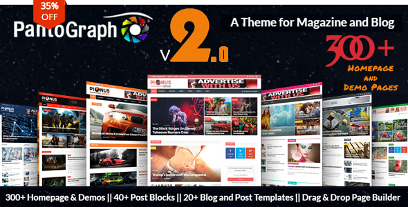PantoGraph - Newspaper Magazine Theme