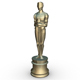 oscar figure low poly 3D print model - 3DOcean Item for Sale