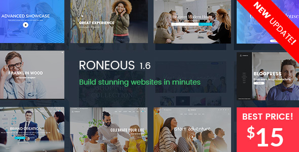 Roneous - Creative Multi-Purpose WordPress Theme