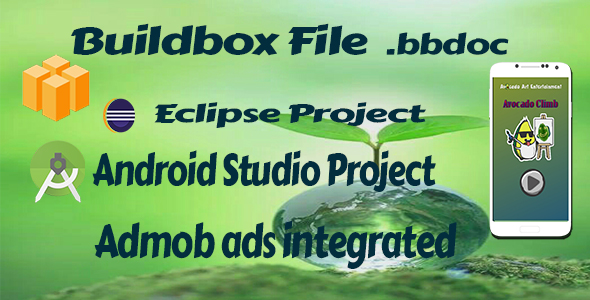 Avocado Climb Game - Android Studio and Buildbox