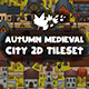 Autumn Medieval City Tile set - GraphicRiver Item for Sale