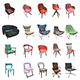 PBR Chairs - 20 Pieces - 3DOcean Item for Sale