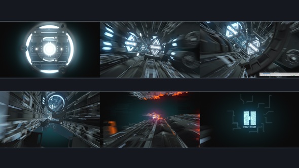 High Tech Glitch Logo Reveal alt