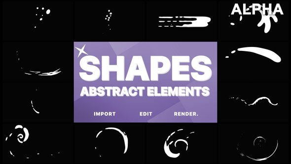 Funny Abstract Shapes | Motion Graphics Pack alt
