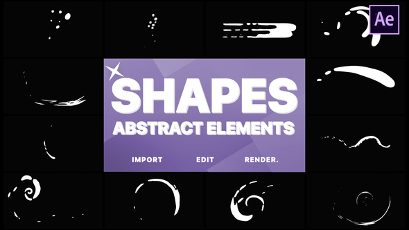 Funny Abstract Shapes | After Effects alt