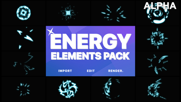 Energy Elements | Motion Graphics Pack alt
