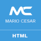 Mario Cesar : Personal Portfolio HTML Template - ThemeForest Item for Sale