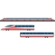 Passenger Express Train with Side View - GraphicRiver Item for Sale