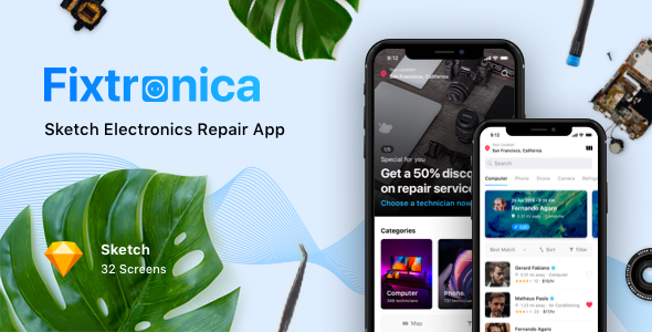 Fixtronica - Sketch Electronics Repair App
