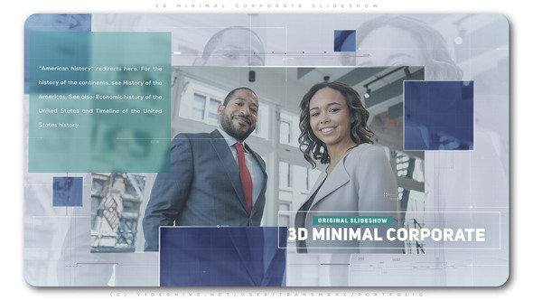 3D Minimal Corporate Slideshow