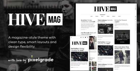 HiveMag - An Elegant WordPress Blog Theme