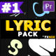 2D Lyric Elements | Premiere Pro MOGRT - VideoHive Item for Sale