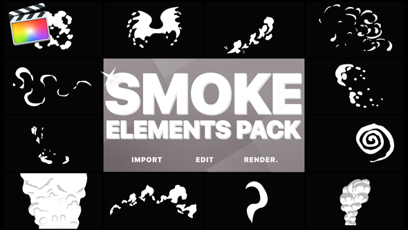 Funny Smoke Elements | FCPX