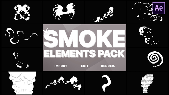 Funny Smoke Elements | After Effects