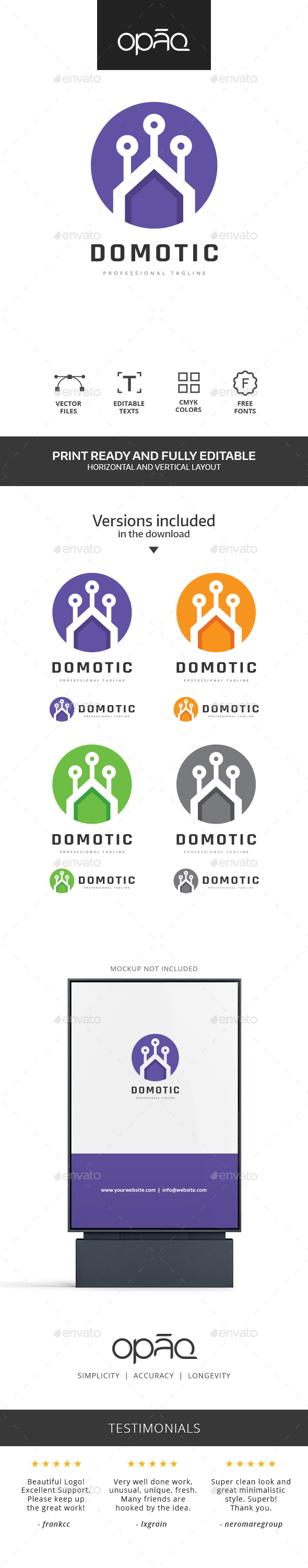 Home Domotic Technologies Logo