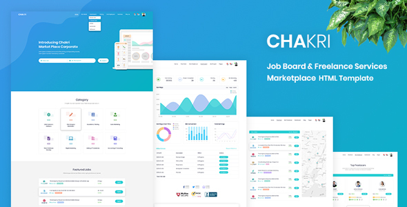 Chakri - Job Board & Freelance Services Marketplace HTML Template