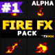 Cartoon Fire Elements | Motion Graphics Pack - VideoHive Item for Sale