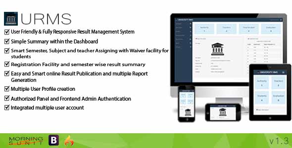 URMS - University Result Management System