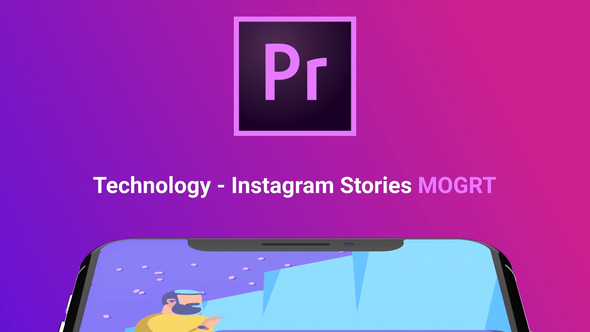 Instagram Stories About Technology (MOGRT)