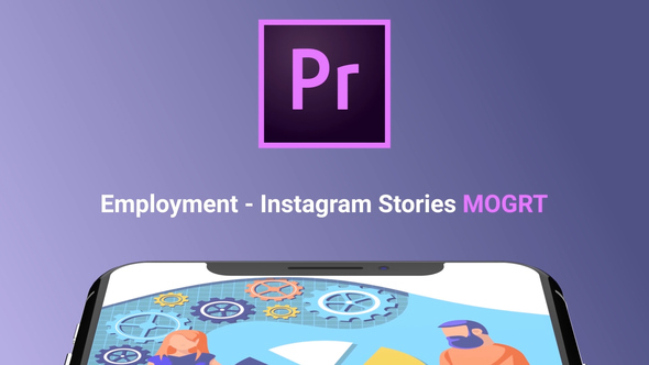 Instagram Stories About Employment (MOGRT)