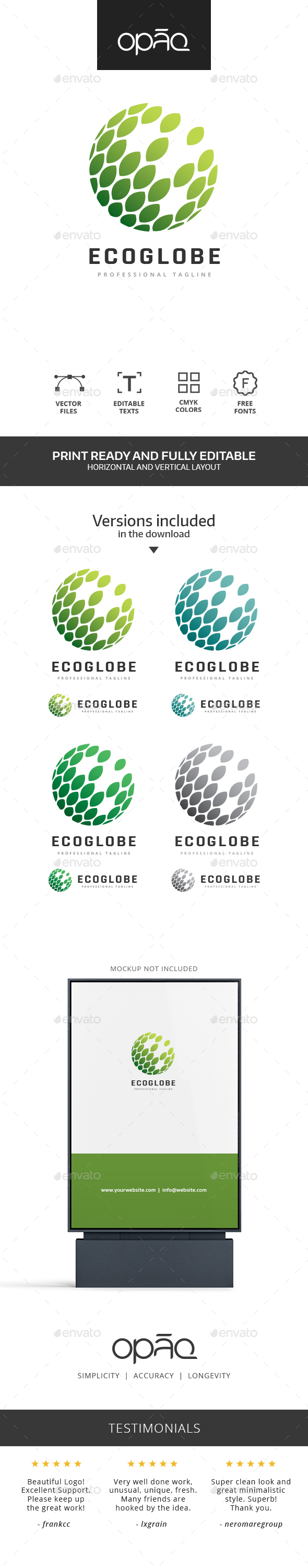 Ecological Globe Logo