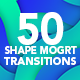Shape Transitions MOGRT - VideoHive Item for Sale