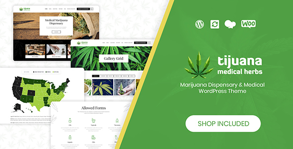 Tijuana - Marijuana Dispensary & Medical WordPress Theme