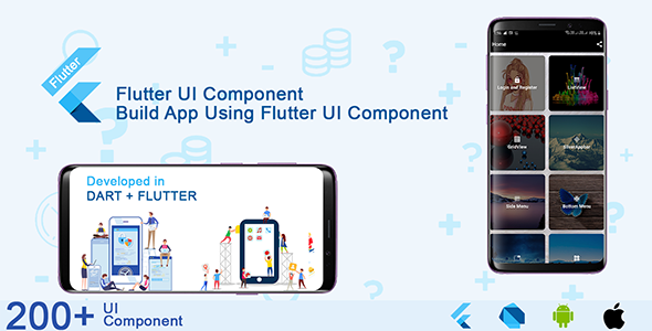 Flutter UI Component and Material Design Kit