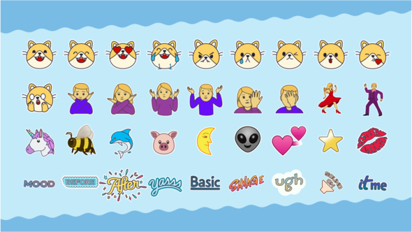 36 Animated Emojis Pack №2