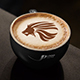 Coffee Latte Mockups V2-Black Theme - GraphicRiver Item for Sale