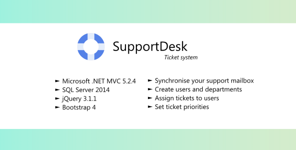 SupportDesk - Ticket system with email integration