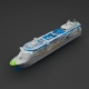 Cruiser ship - 3DOcean Item for Sale