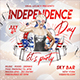 Memorial Day + 4th of July Party Flyer - GraphicRiver Item for Sale