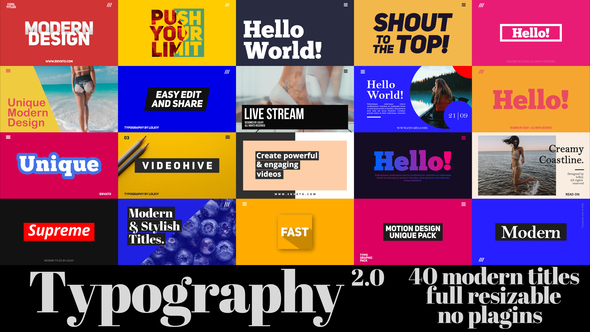 Animated Typography Titles