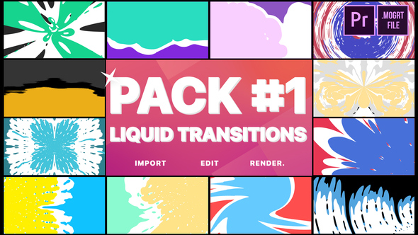 Liquid Transitions Pack 01 | Premiere Pro MOGRT