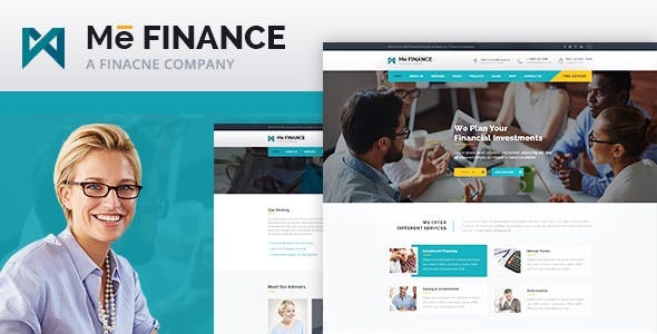 Me Finance - szablon HTML Business and Consulting