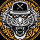 Tiger in Snapback Vector Art - GraphicRiver Item for Sale