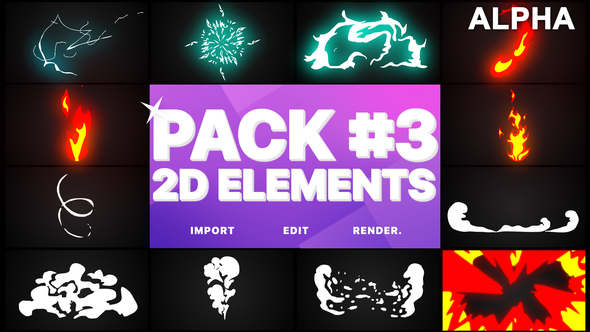 Flash FX Elements Pack 03 | Motion Graphics Pack alt