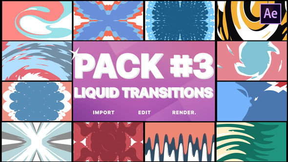 Liquid Transitions Pack 03 | After Effects