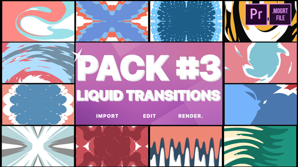 Liquid Transitions Pack 03 | Premiere Pro MOGRT