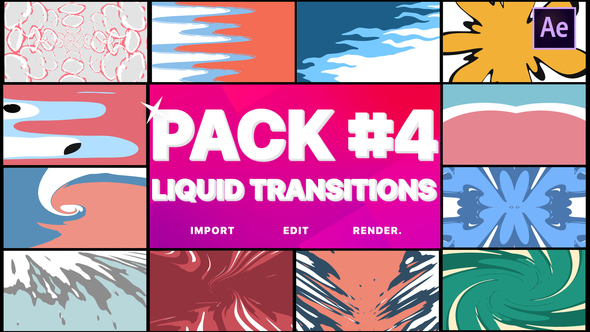 Liquid Transitions Pack 04 | After Effects alt
