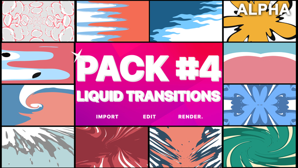 Liquid Transitions Pack 04 | Motion Graphics Pack
