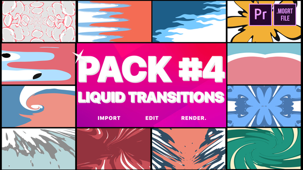 Liquid Transitions Pack 04 | Premiere Pro MOGRT